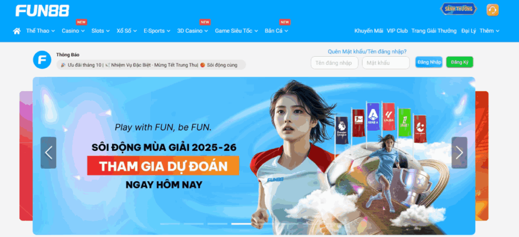 trang chủ Fun88